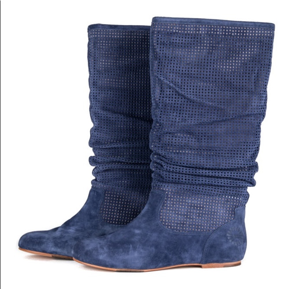 Ugg Australia blue Abilene perforated boots